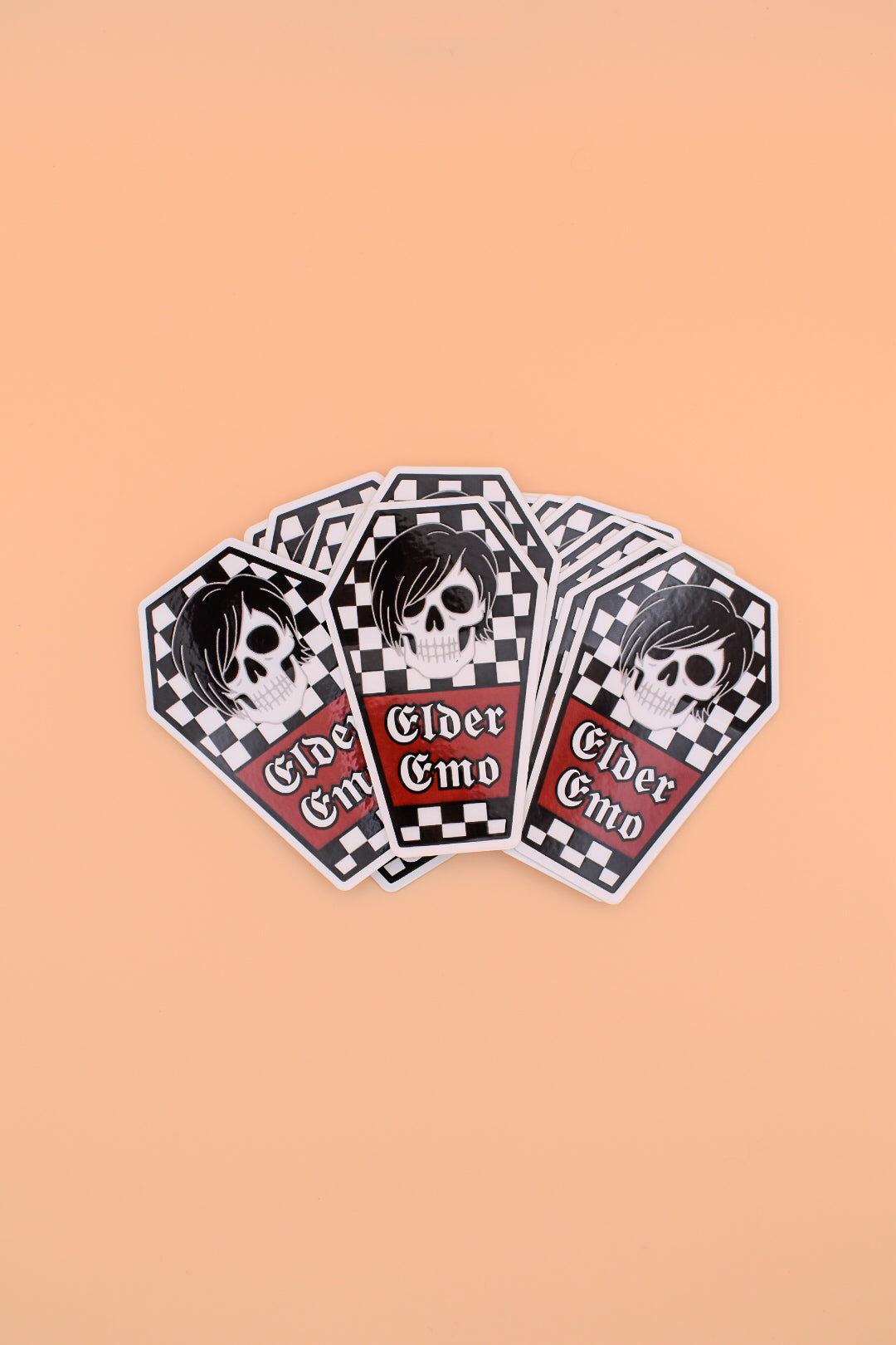 Elder Emo Coffin - Sticker