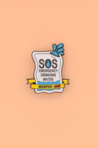 SOS Emergency Water Warped Tour Inspired - Enamel Pin