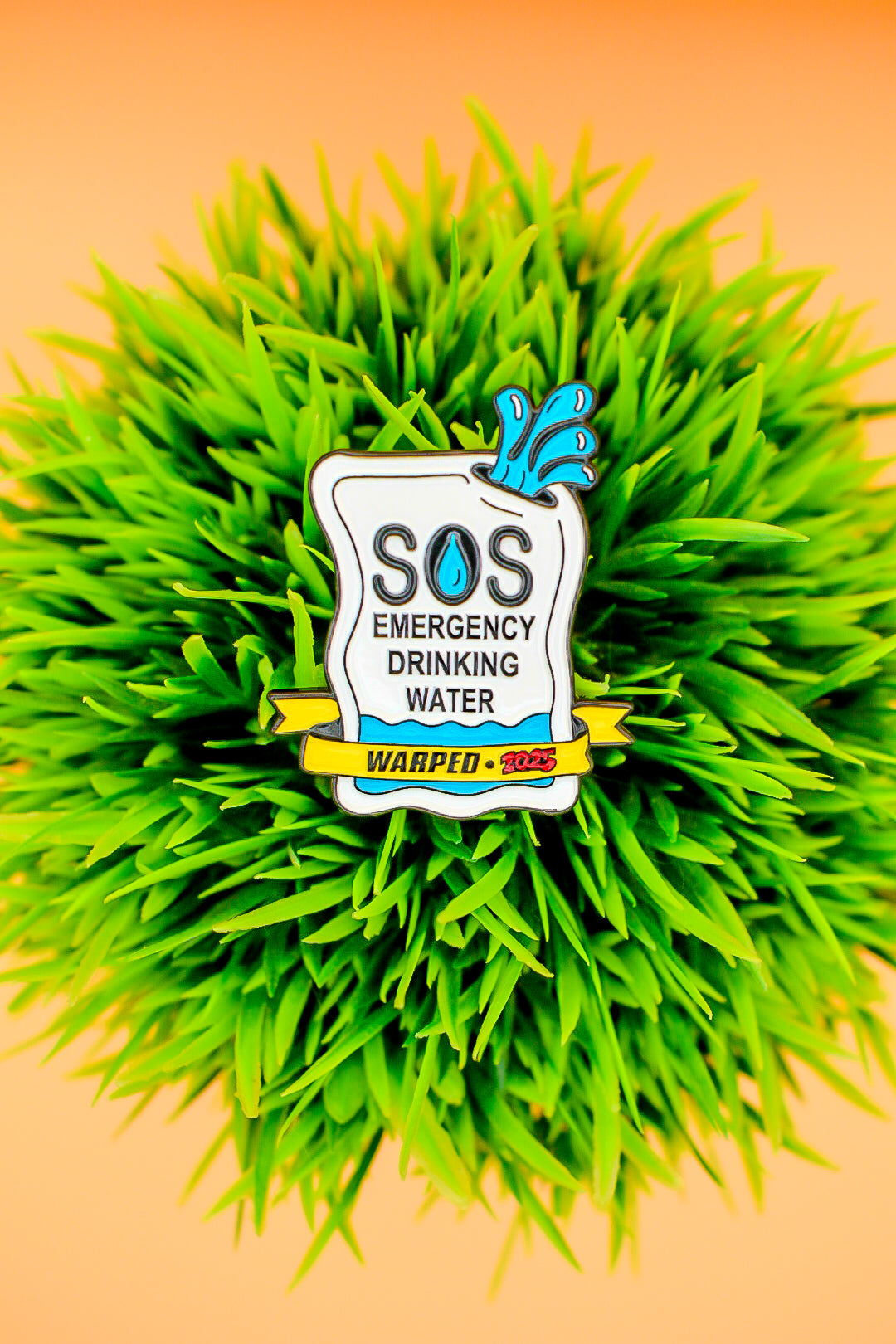 SOS Emergency Water Warped Tour Inspired - Enamel Pin