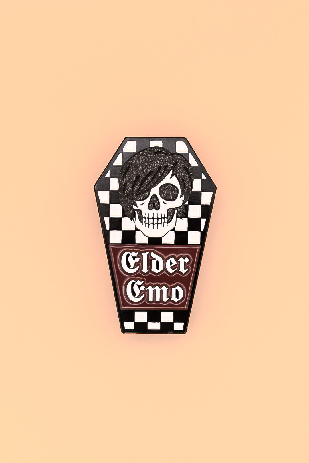 Elder Emo Coffin - Enamel Pin