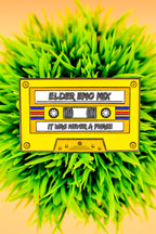Cassette Tape Elder Emo Mix - Yellow - Enamel Pin