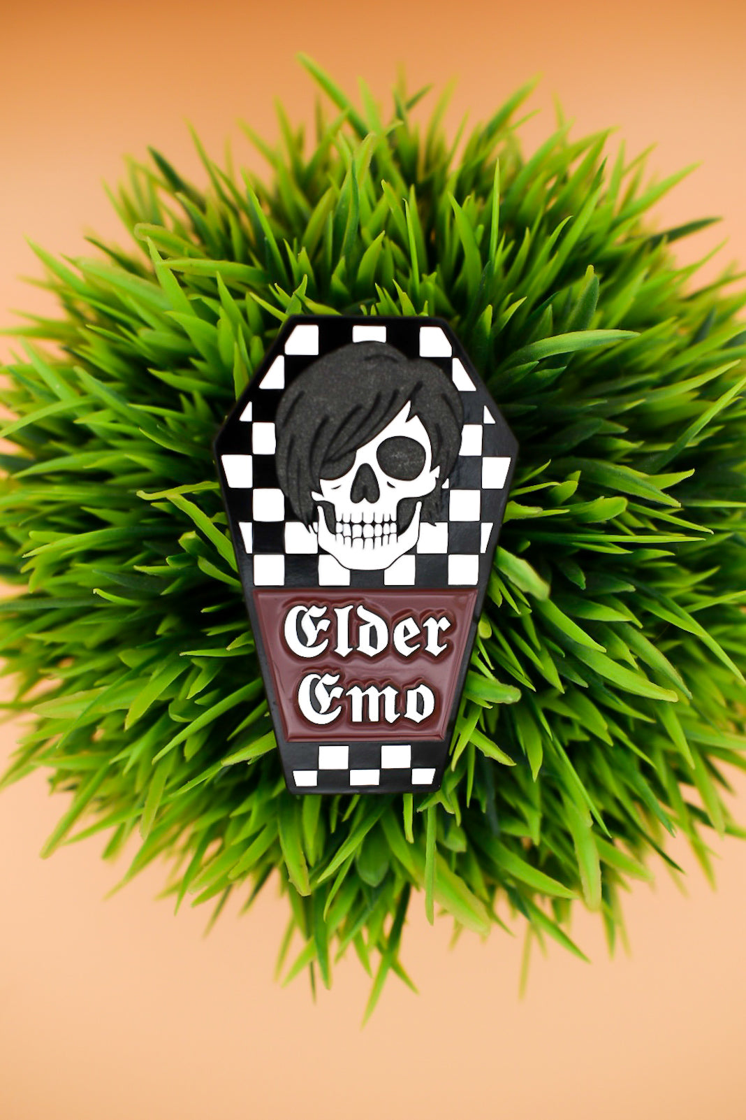 Elder Emo Coffin - Enamel Pin