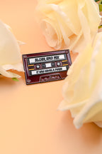 Cassette Tape Elder Emo Mix - Red - Enamel Pin