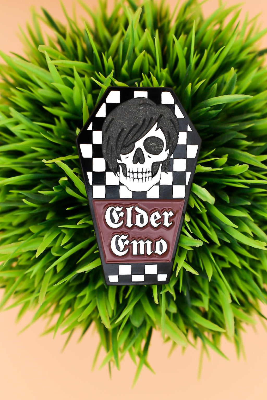 Elder Emo Coffin - Enamel Pin