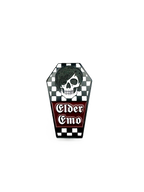 Elder Emo Coffin - Enamel Pin