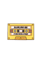 Cassette Tape Elder Emo Mix - Yellow - Enamel Pin