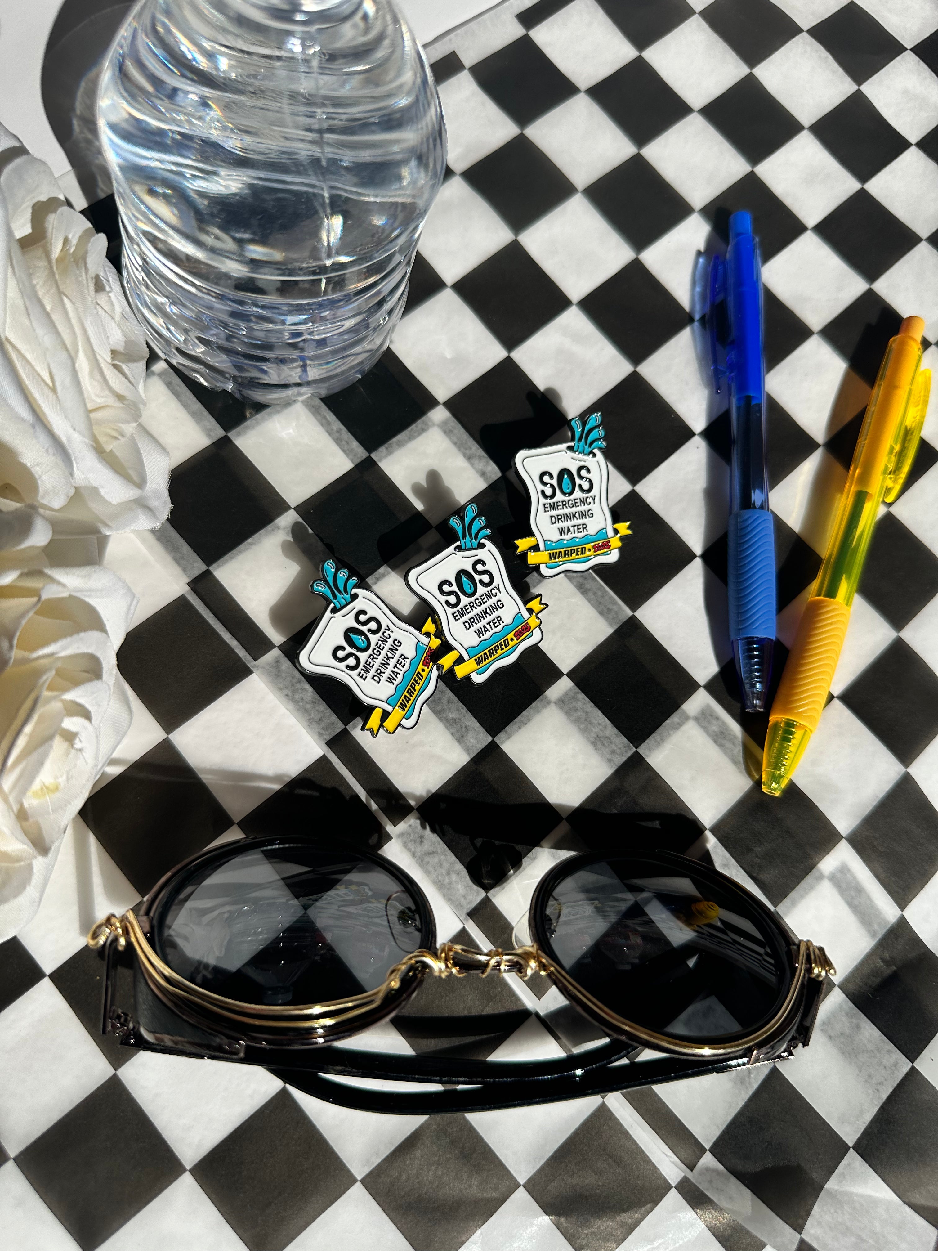 Enamel Pin - Warped Tour SOS Emergency Water Packet
