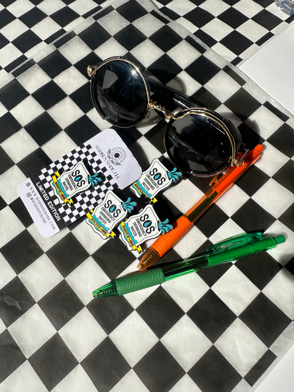 Enamel Pin - Warped Tour SOS Emergency Water Packet