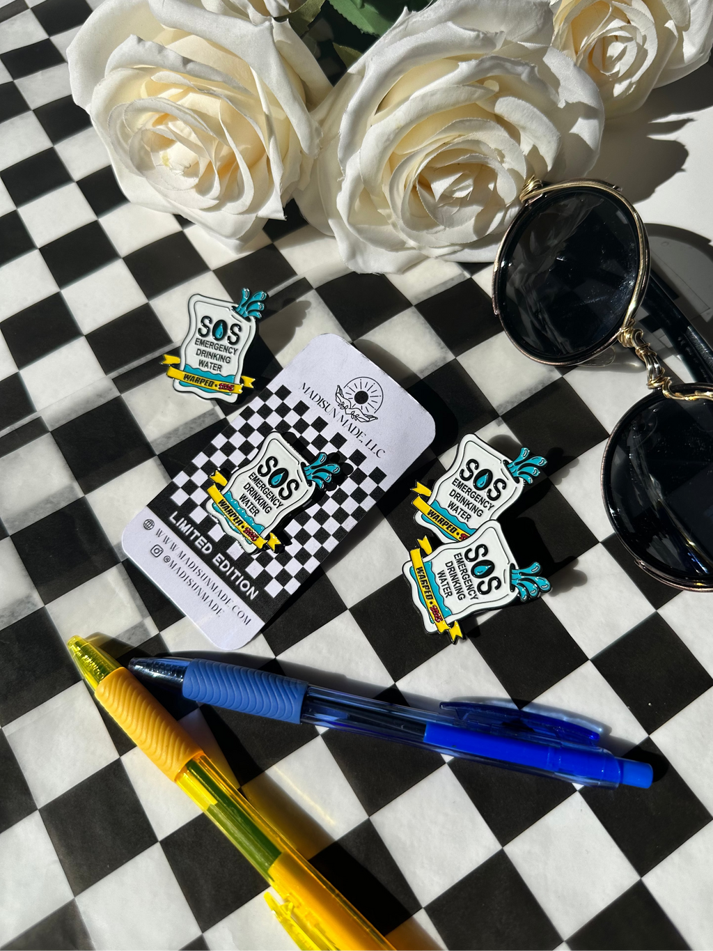 Enamel Pin - Warped Tour SOS Emergency Water Packet