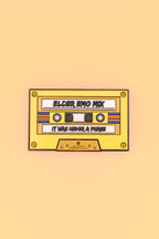 Cassette Tape Elder Emo Mix - Yellow - Enamel Pin