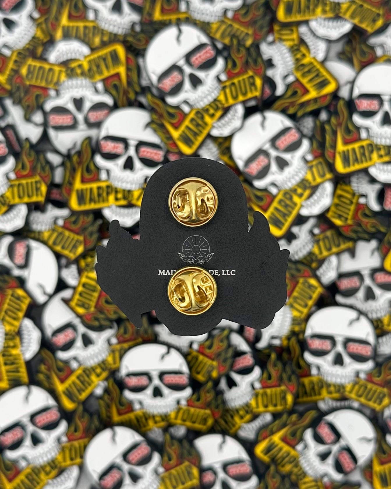 Skull Bite Warped-inspired (Grade B/Imperfect) - Enamel Pin
