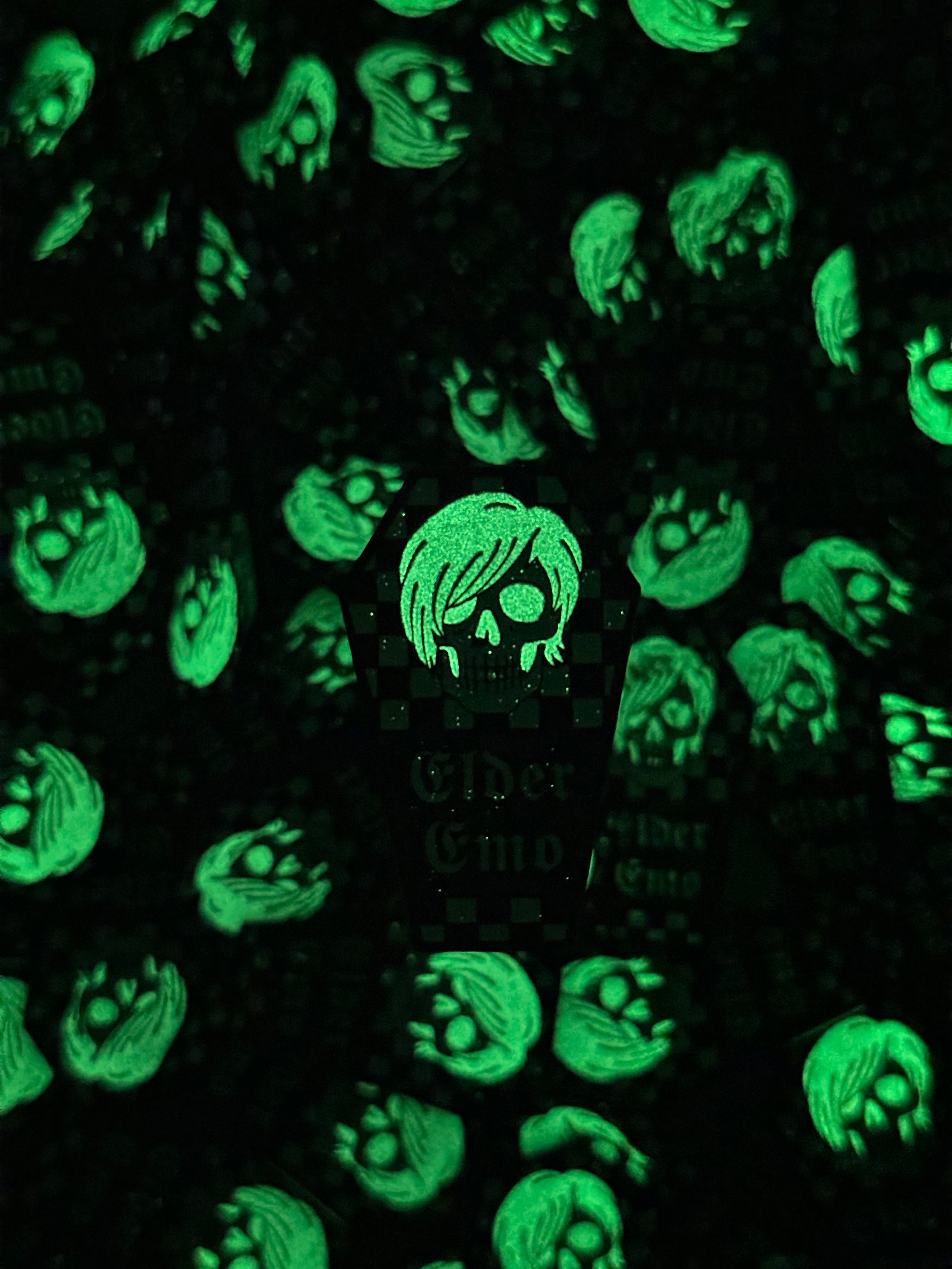 Elder Emo Coffin - Enamel Pin