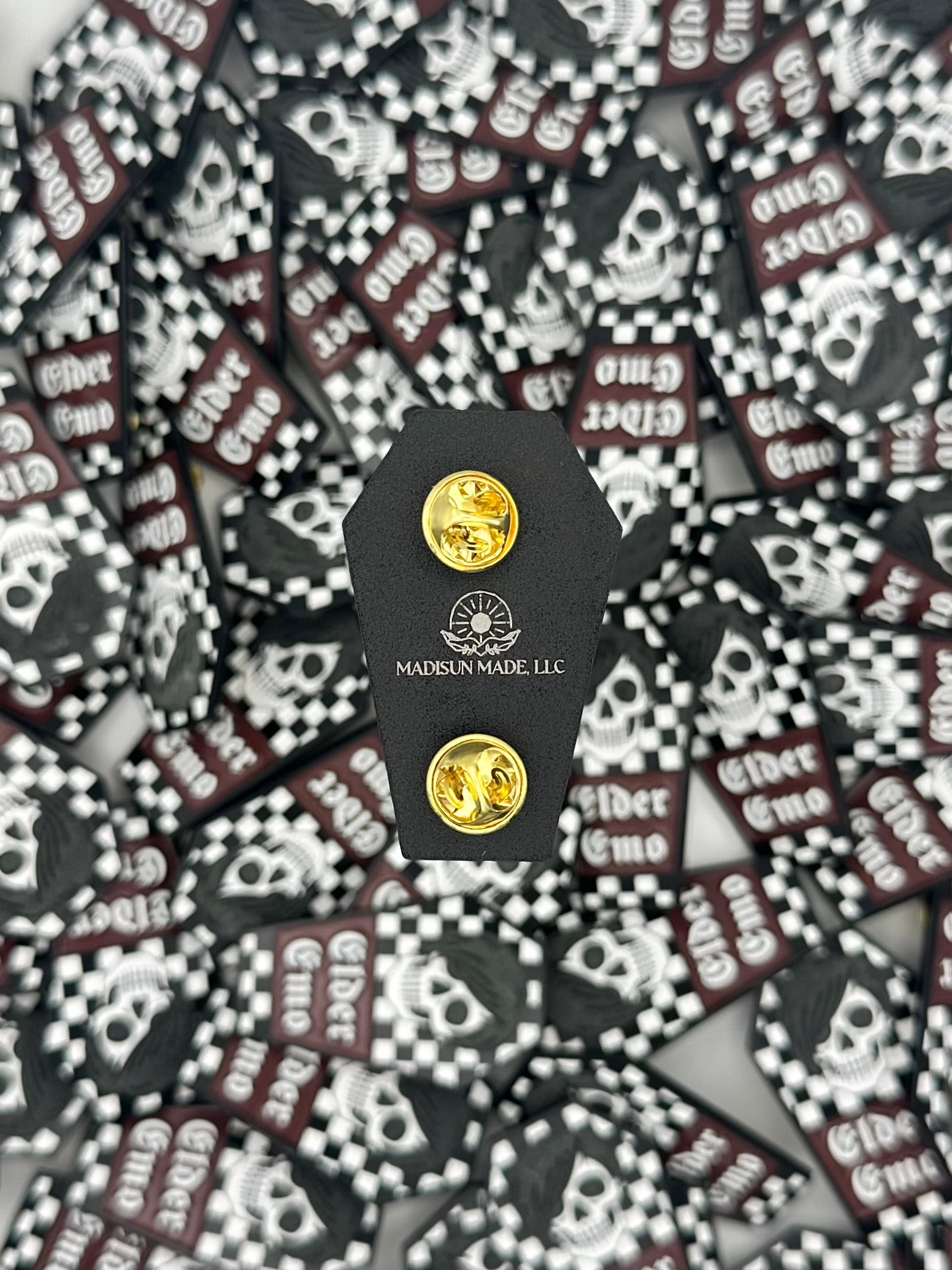 Elder Emo Coffin - Enamel Pin