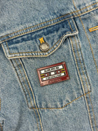 Cassette Tape Elder Emo Mix - Red - Enamel Pin