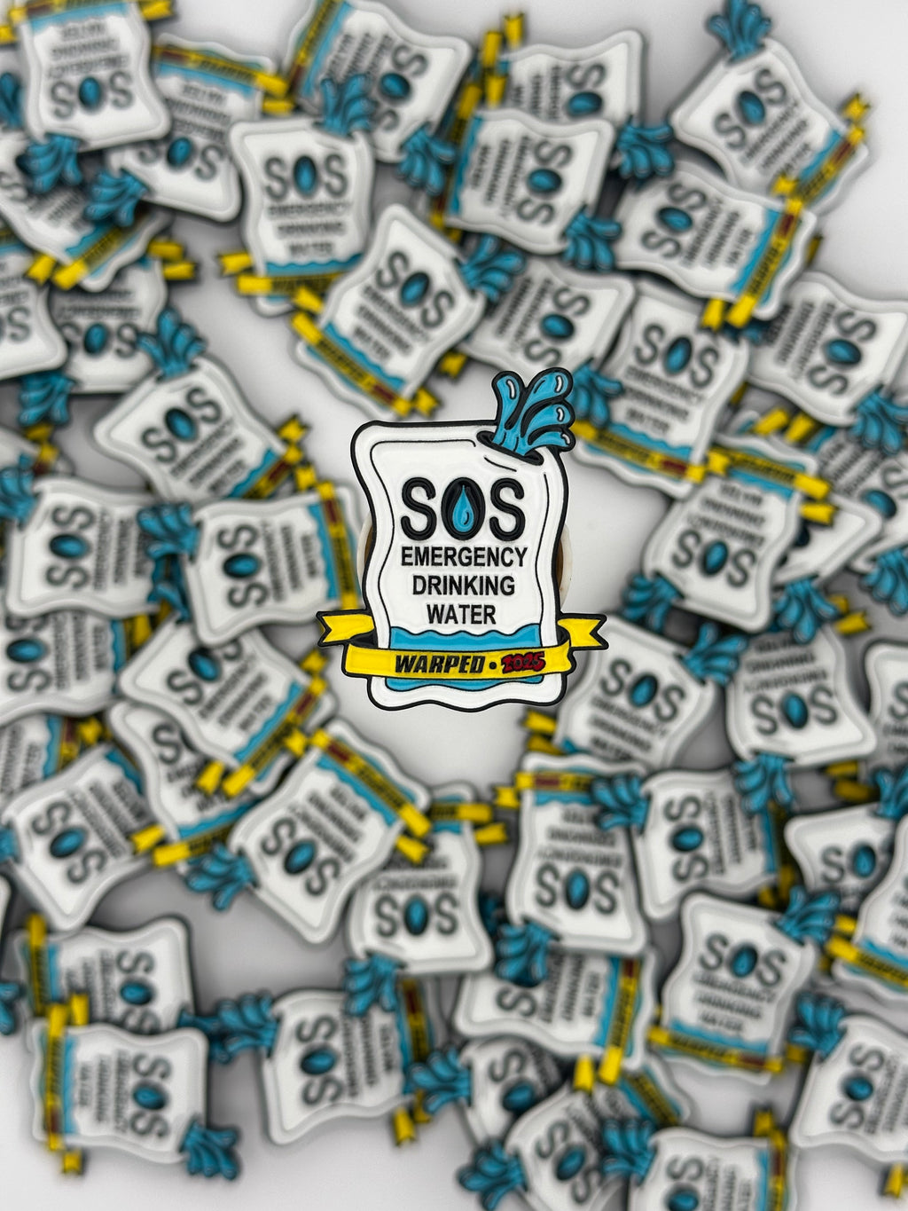 SOS Emergency Water Warped Tour Inspired - Enamel Pin