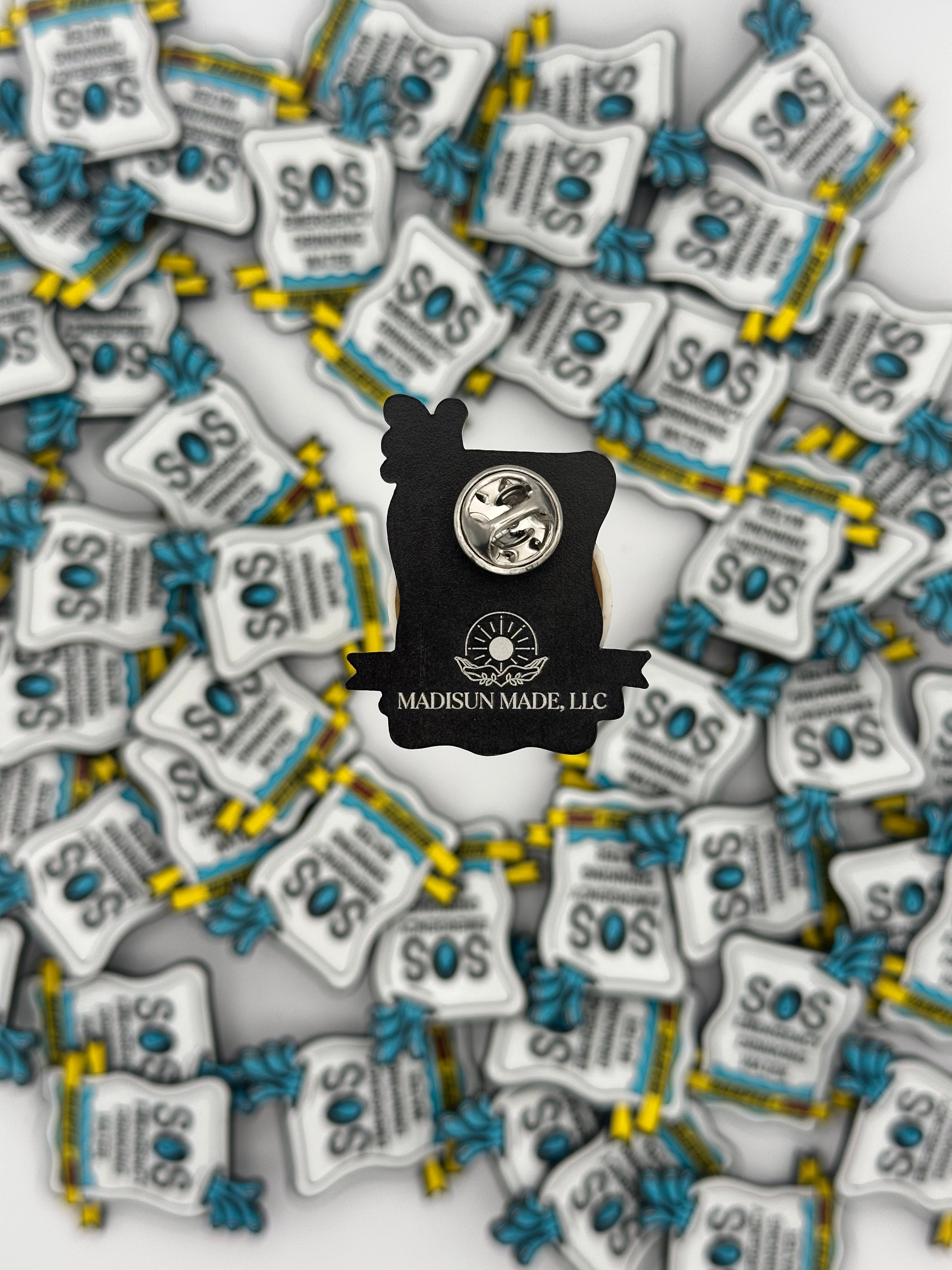 SOS Emergency Water Warped Tour Inspired - Enamel Pin