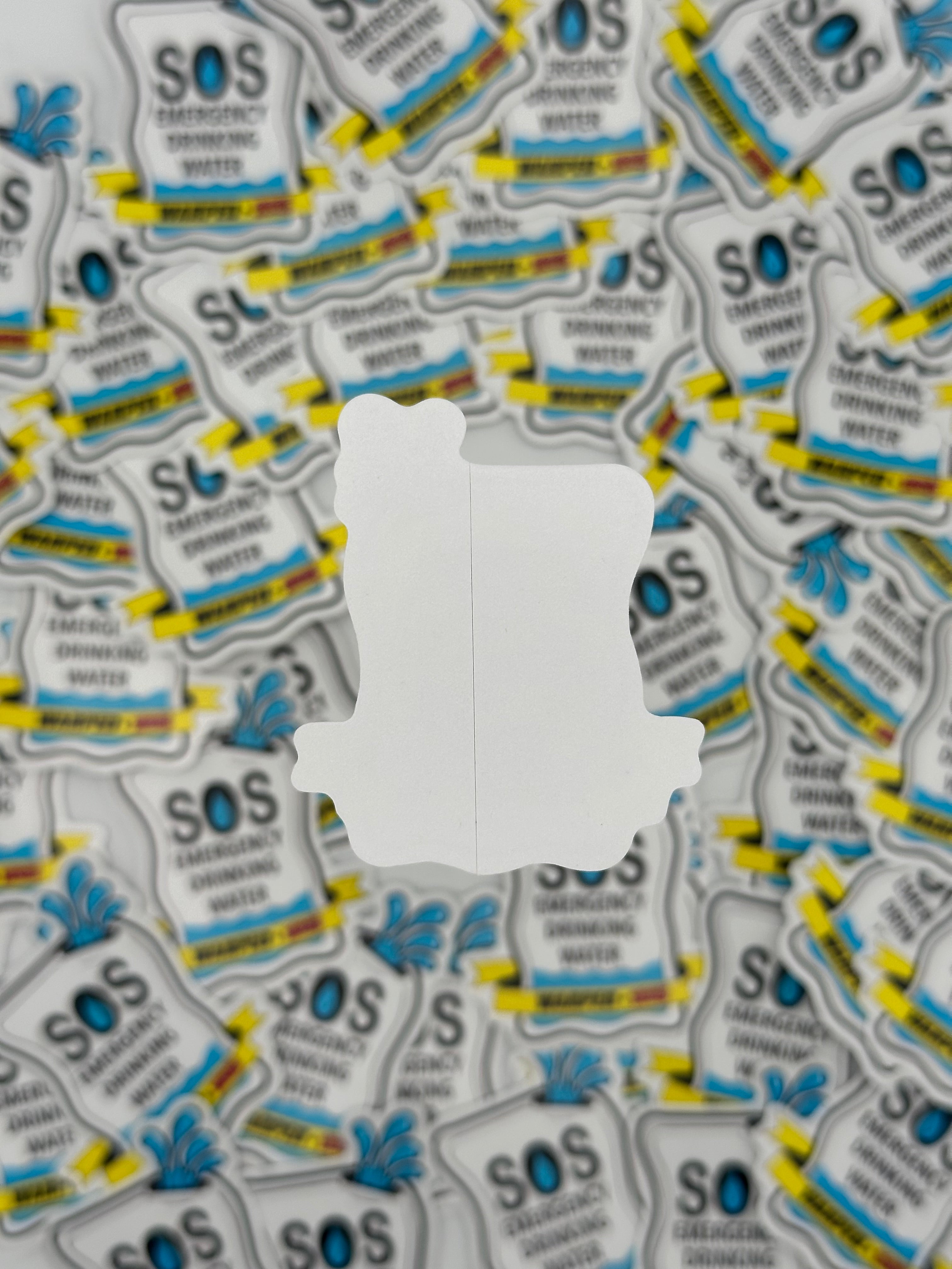 SOS Emergency Water Warped Tour Inspired - Sticker