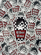Elder Emo Coffin - Sticker