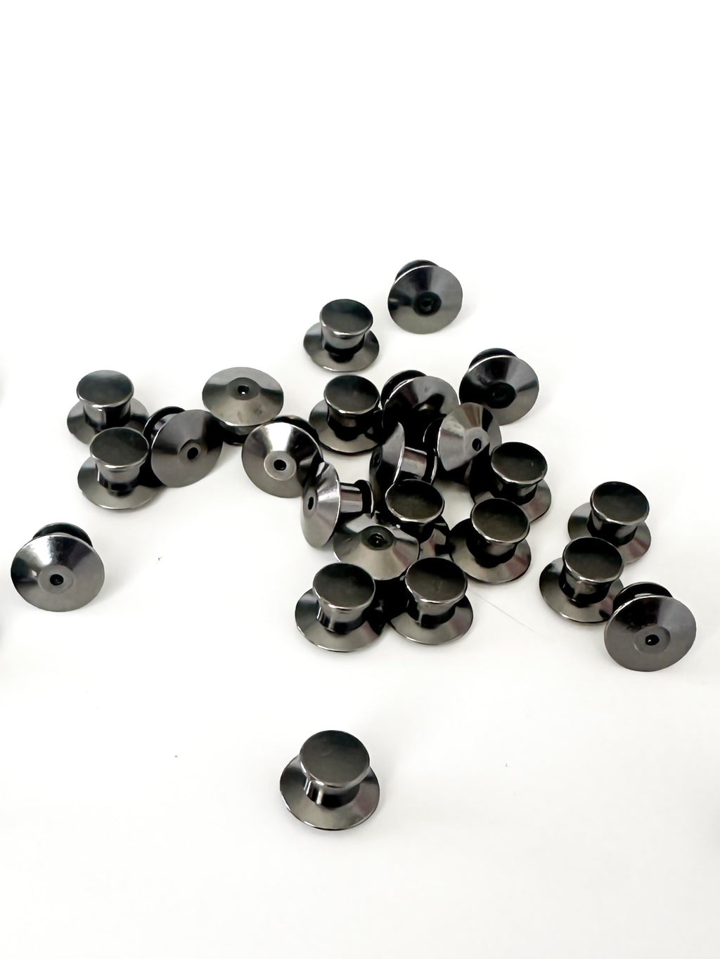 Black Locking Pin Backs