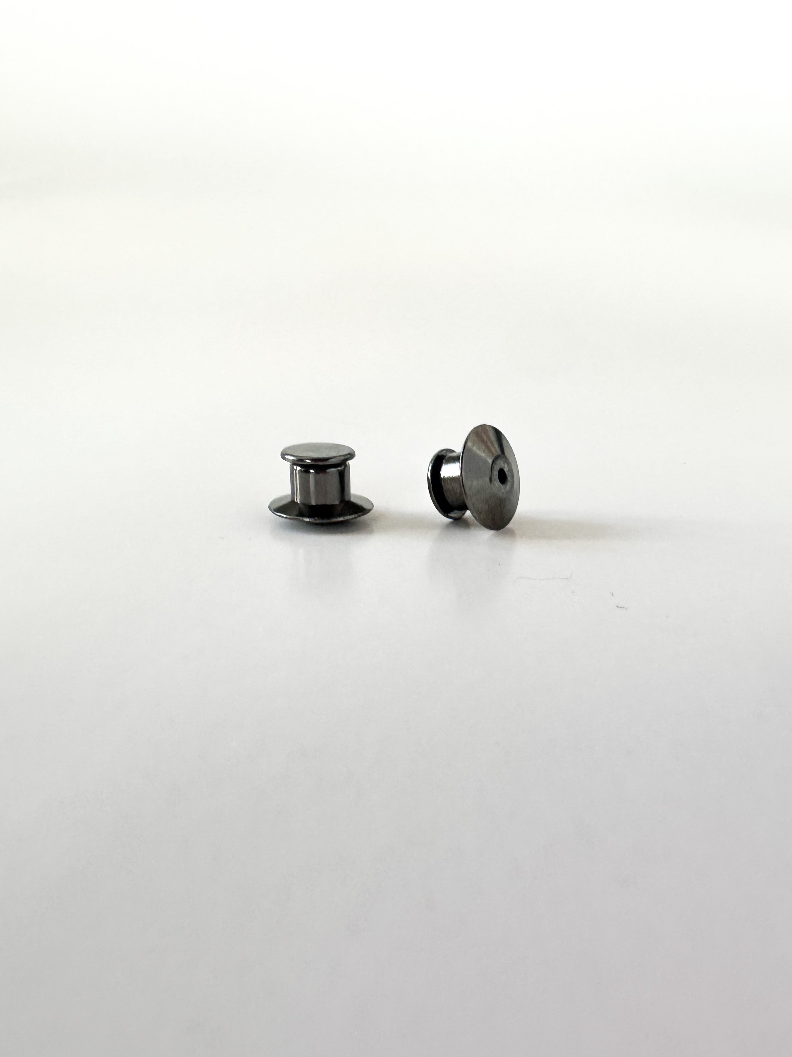 Black Locking Pin Backs