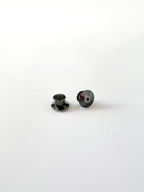 Black Locking Pin Backs