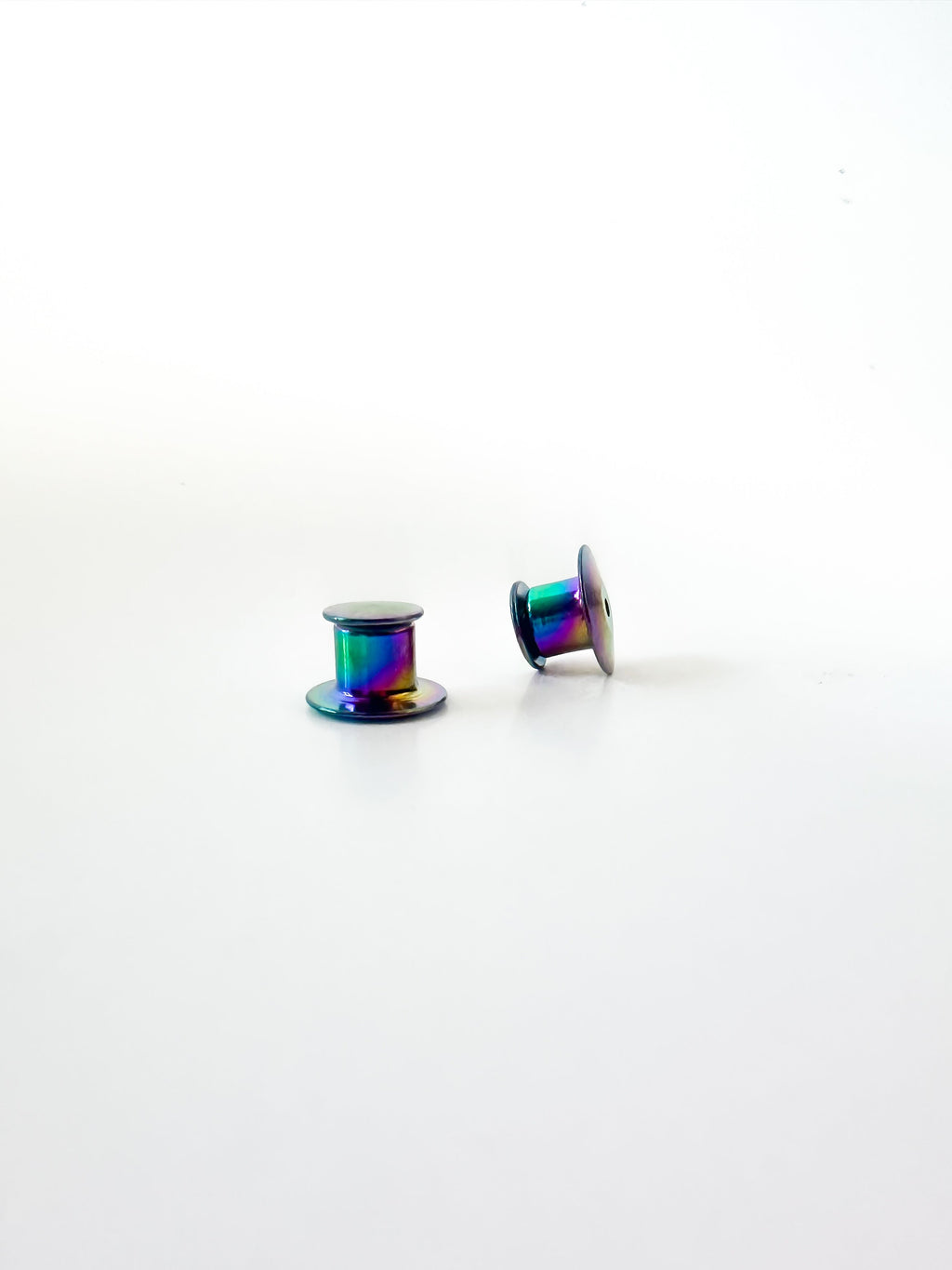 Rainbow Locking Pin Backs