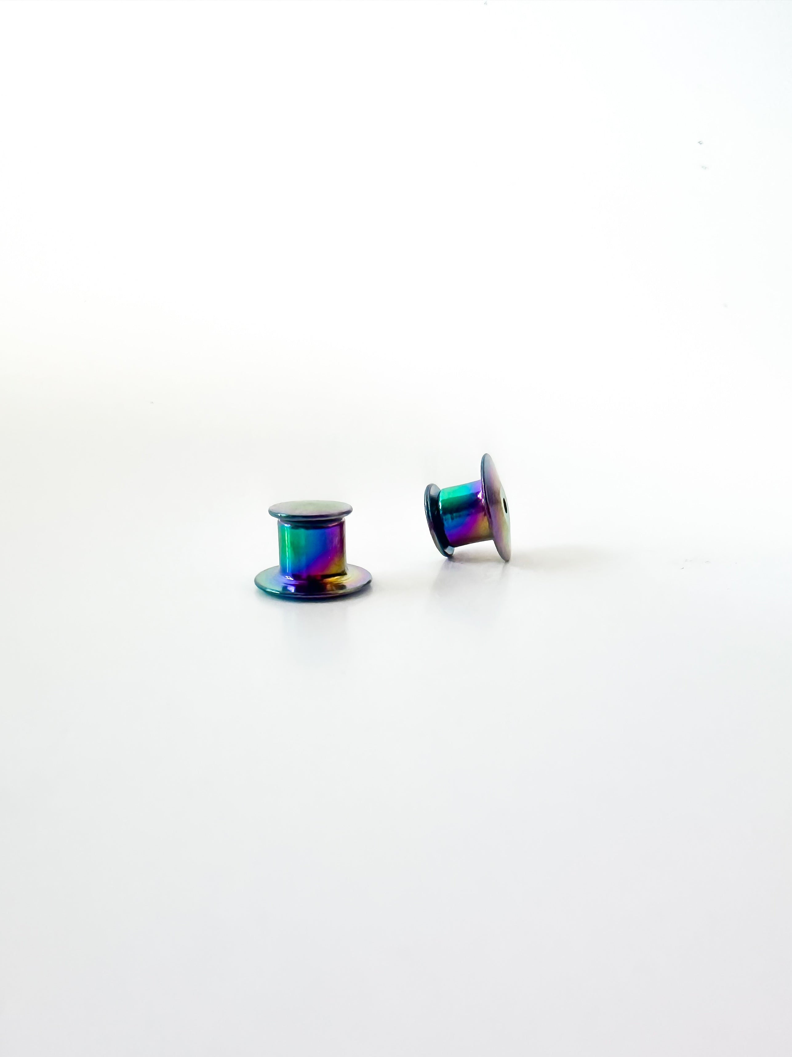 Rainbow Locking Pin Backs