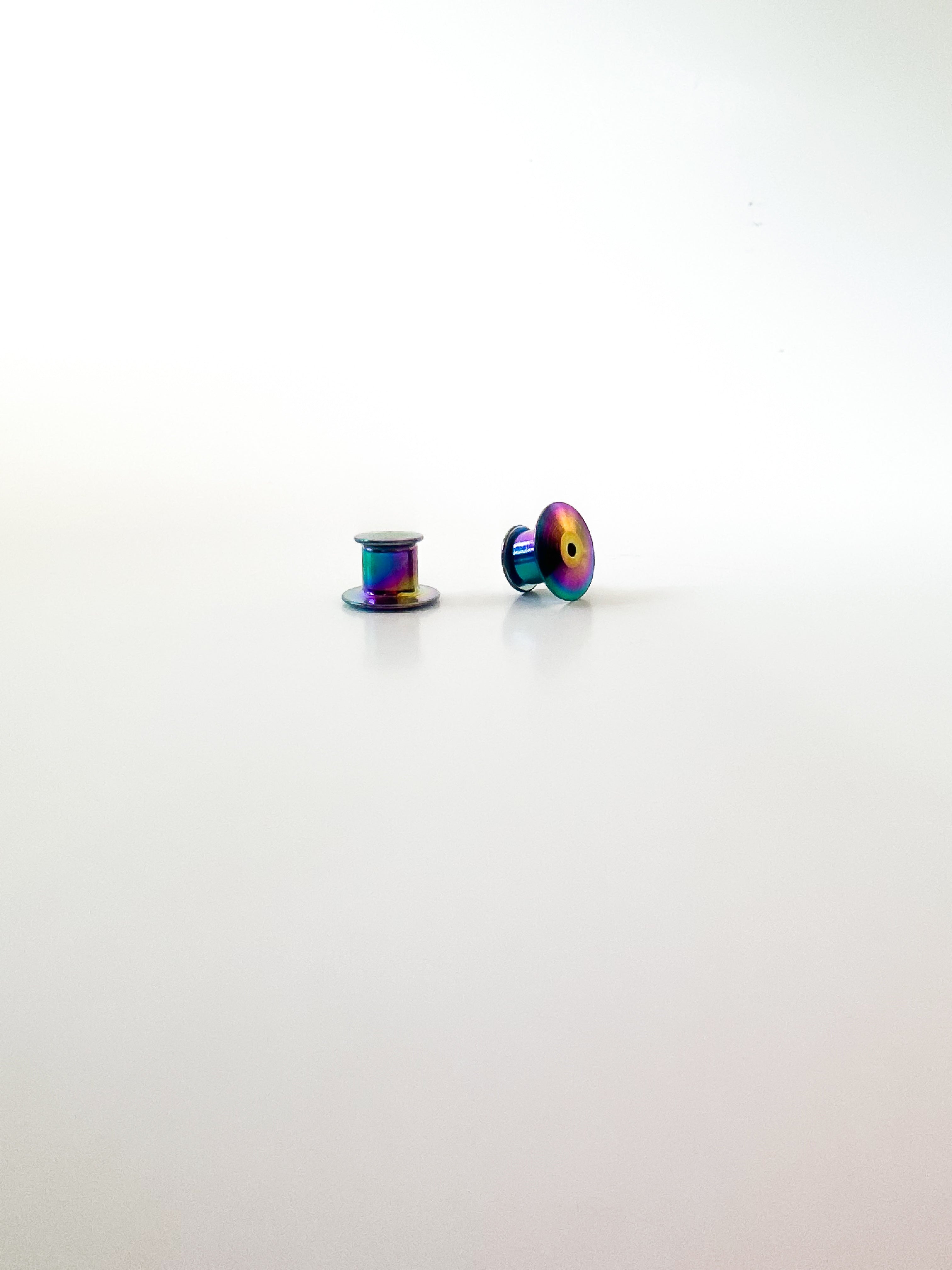 Rainbow Locking Pin Backs 