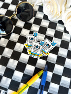 SOS Emergency Water Warped Tour Inspired - Magnet