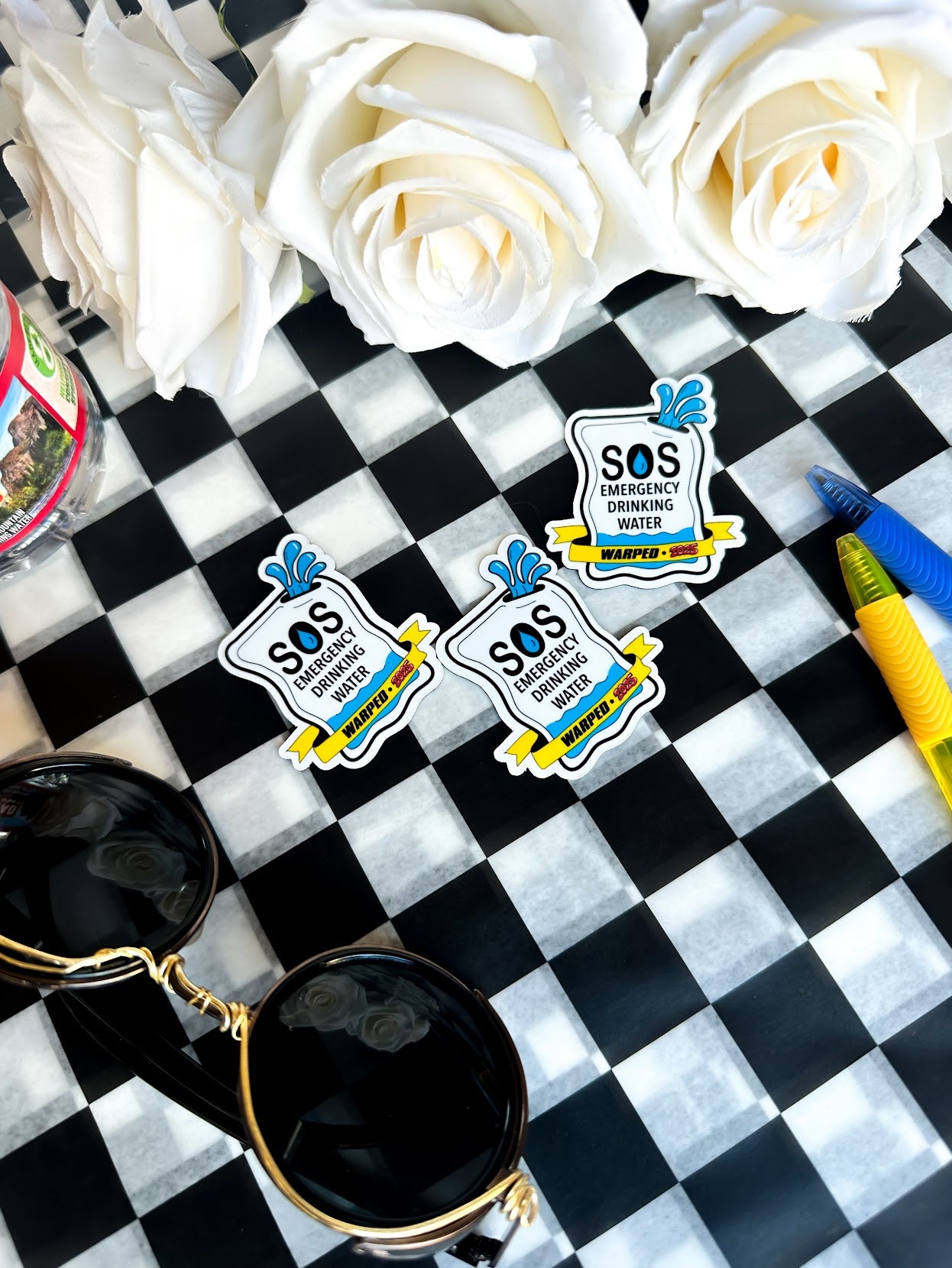 Magnet - SOS Emergency Water Warped Tour