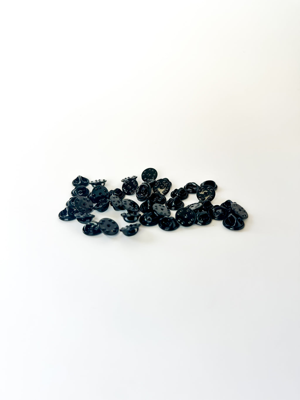 Black Military Clutch Pin Backs