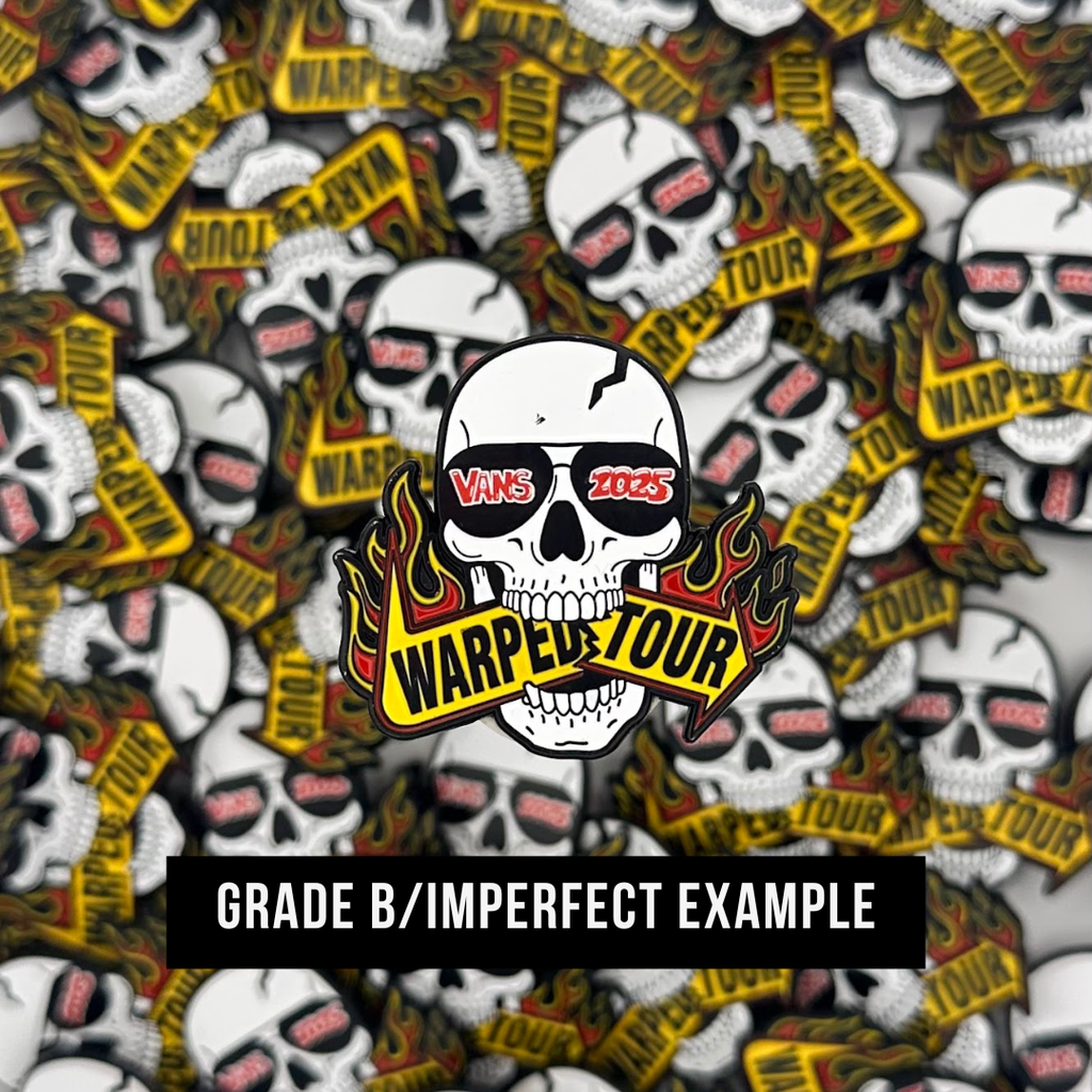 Skull Bite Warped-inspired (Grade B/Imperfect) - Enamel Pin