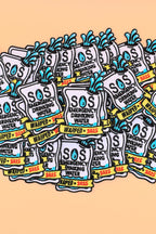 SOS Emergency Water Warped Tour Inspired - Patch