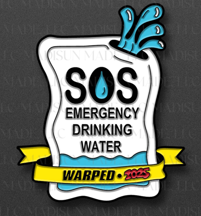 Sticker - Warped Tour SOS Emergency Water