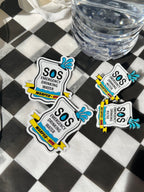SOS Emergency Water Warped Tour Inspired - Sticker